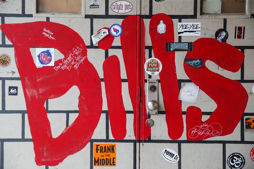 An entryway to Bill's Records is seen Friday, Nov. 30, 2018 in Dallas. 