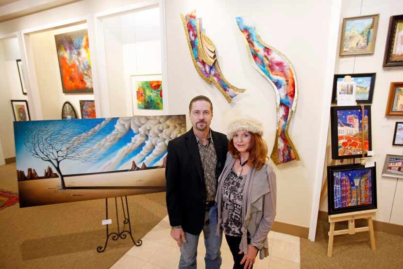 
Douglas E. Winters III and Kiki Curry Winters promote the Gallery at Midtown, inside Valley...