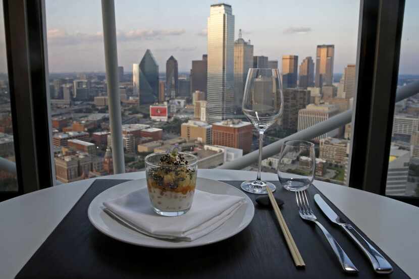 The views of Dallas from Five-Sixty by Wolfgang Puck are nothing short of spectacular.