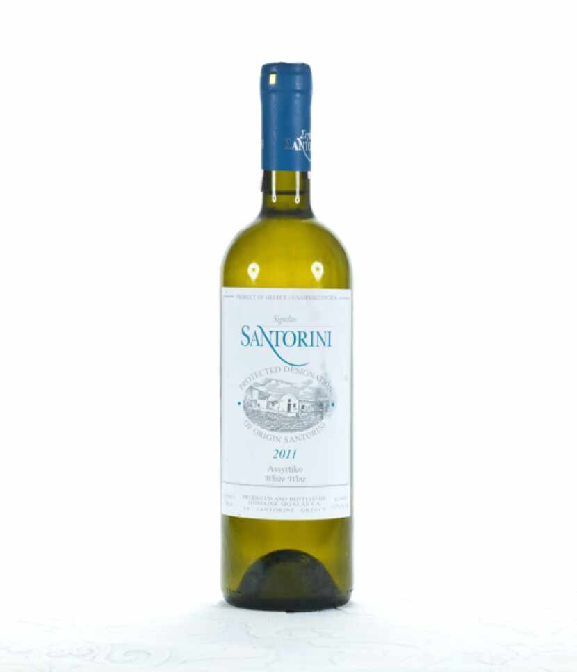 Santorini Assyrtiko White Wine, 2011.