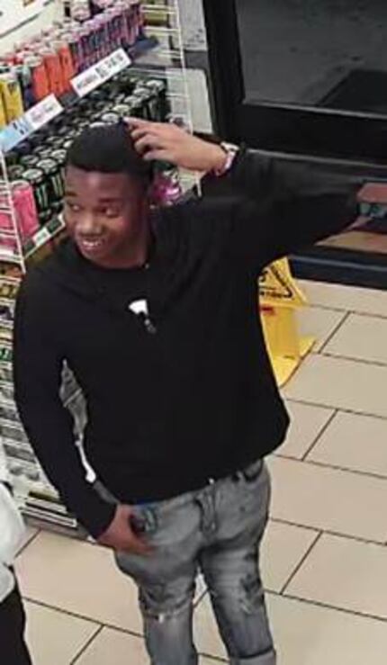 One of the four suspects believed to be involved in a series of robberies in Mesquite.