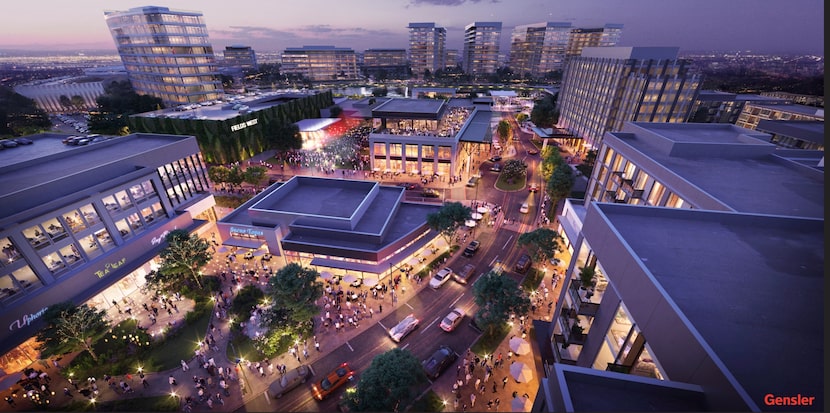 The 180-acre Fields West development will include shops, restaurants, hotels, apartments and...