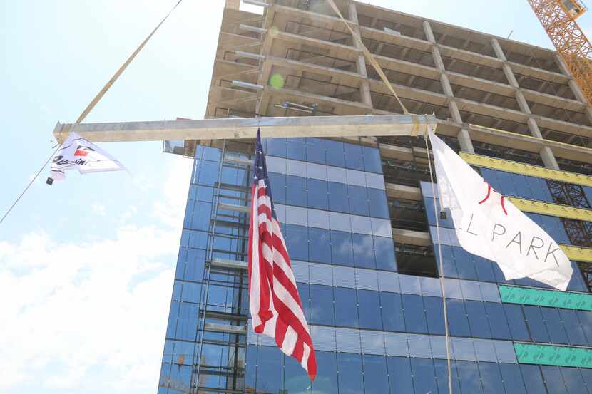 Hall Group's new office tower is 12 floors making it the tallest office building in Frisco.
