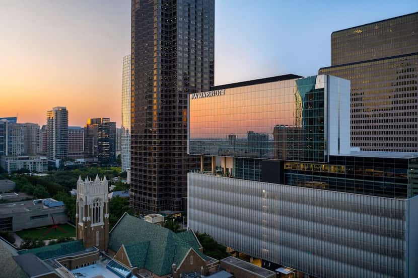 JW Marriott opened last summer on Ross Avenue in Dallas.