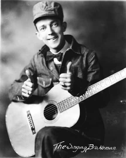 Jimmy Rodgers is shown in this undated photo courtesy of Country Music Hall of Fame and...