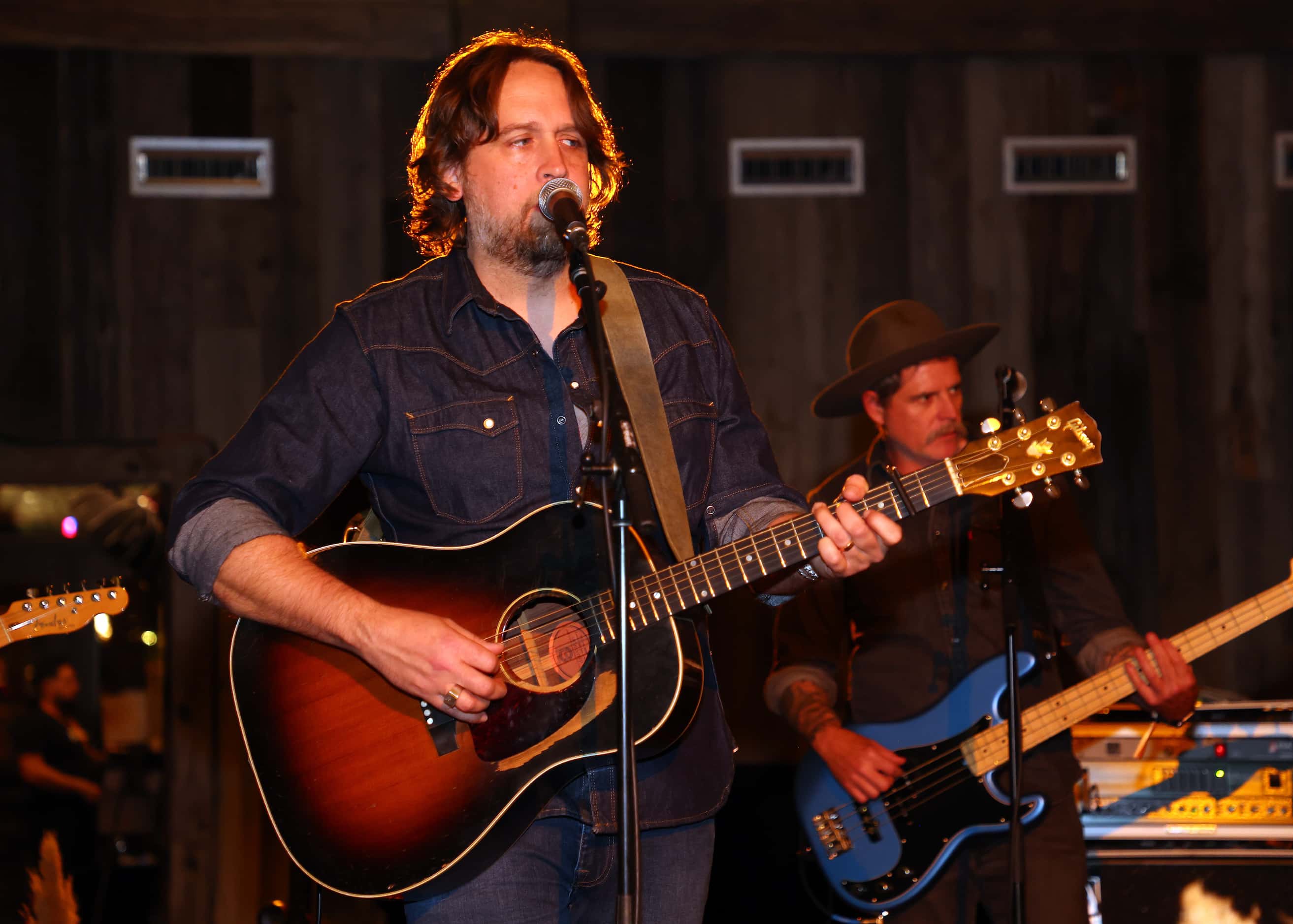 Hayes Carll performs at  the premiere for Paramount Network's "Yellowstone" Season 5 at...