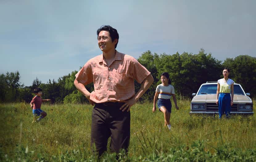 Steven Yeun appears in a scene from "Minari."