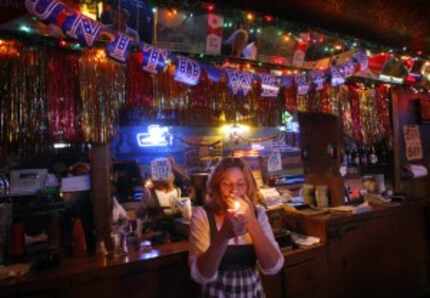  Ships Lounge bartender Pam Shaddox back on March 26, 2009, before the city took the smoky...