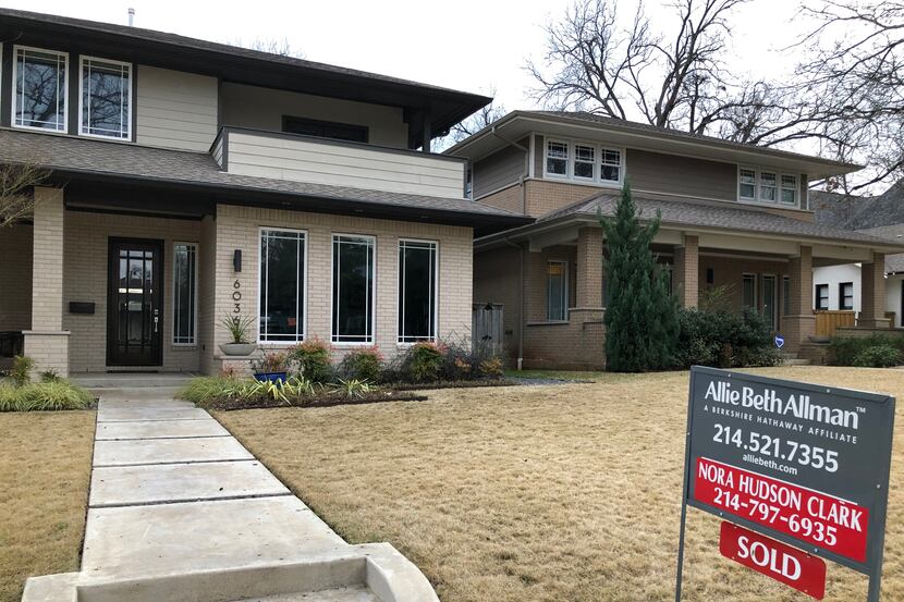 More than 103,000 homes were sold by real estate agents in the D-FW area last year.