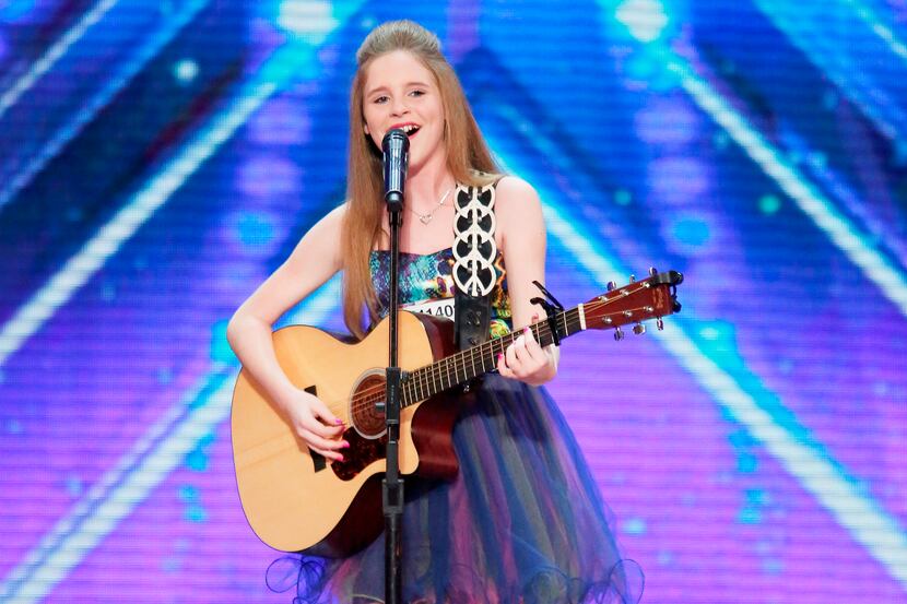 Kadie Lynn Roberson, 12, of Kemp, Texas, auditioned for "America's Got Talent."