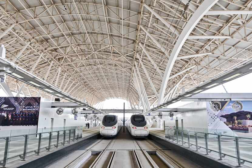 Saudi Arabia's Haramain High Speed train linking Mecca and Medina was inaugurated by King...