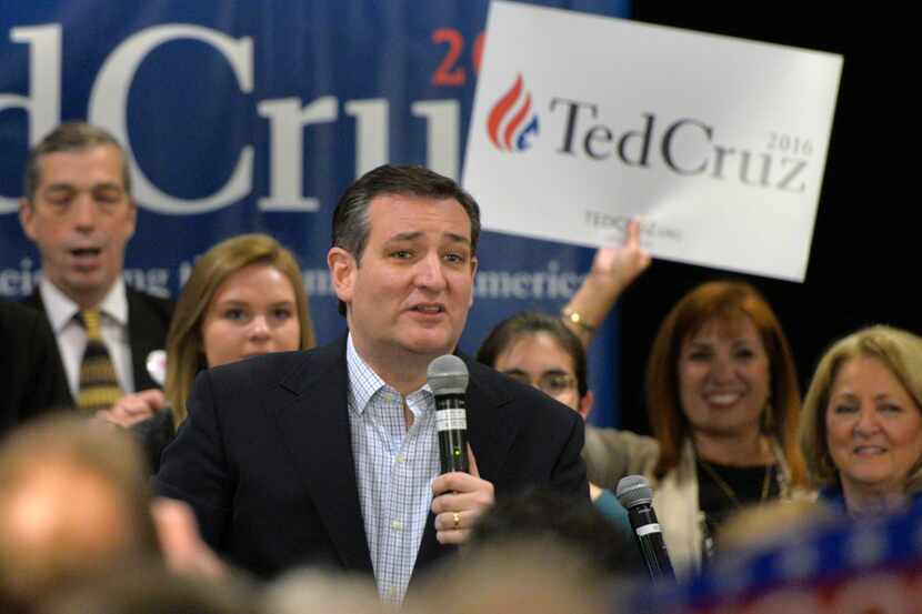  Sen. Ted Cruz, R-Texas, who campaigned in Michigan on Monday for the Republican...