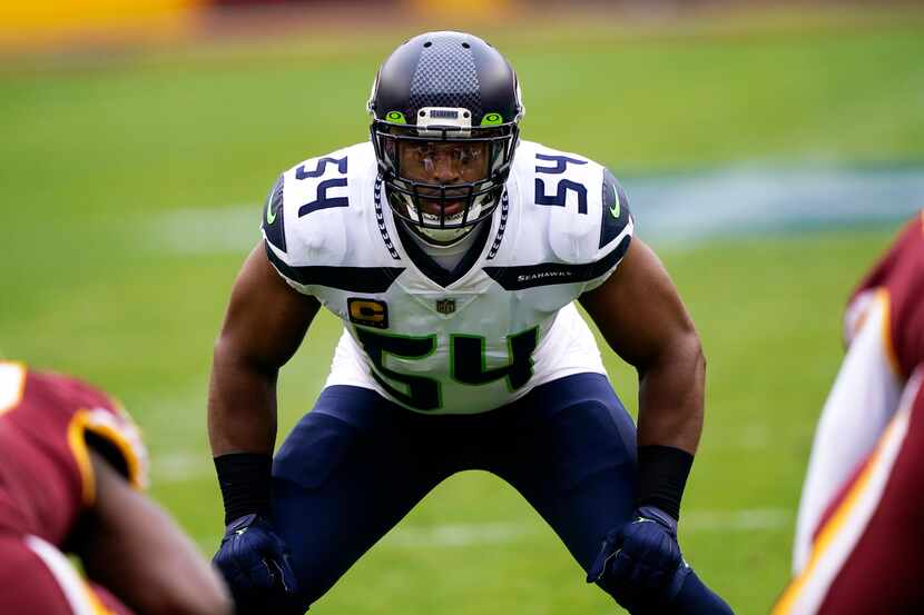 FILE - In his Dec. 20, 2020, file photo, Seattle Seahawks middle linebacker Bobby Wagner...