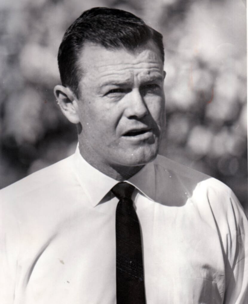 Football coach Darrell Royal on November 22, 1962.