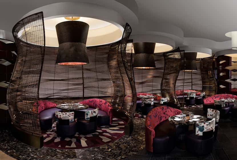 The sprawling Nobu restaurant is among Las Vegas' hottest dining destinations.