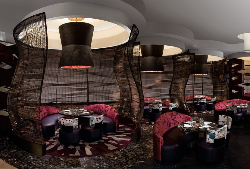 The sprawling Nobu restaurant is among Las Vegas' hottest dining destinations.