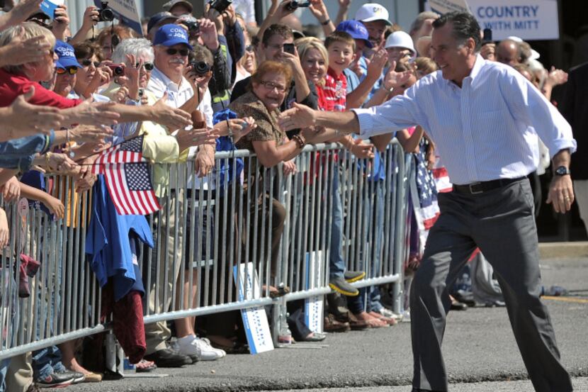 Mitt Romney, campaigning Friday in Abingdon, Va., has been saying that Obama would not be...
