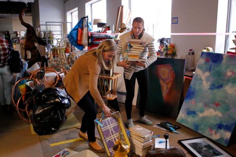 
Thrift Studio
Sarah Brannon (left) and Katherine Adams with Jan Showers & Assoc. gather...