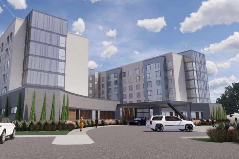 The new Avion Business Park hotels will be built on State Highway 114.