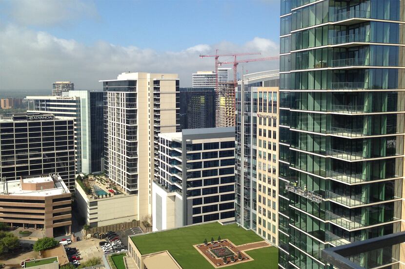 A start-up hotel firm is turning empty apartments in new high-rise residential buildings...