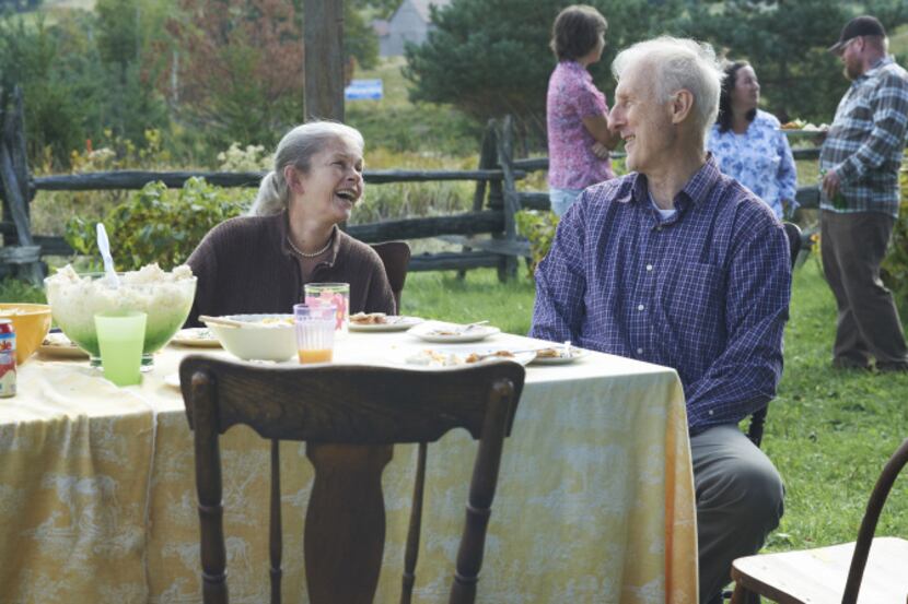  James Cromwell as Craig and Genevieve Bujold as Irene in STILL MINE. 
