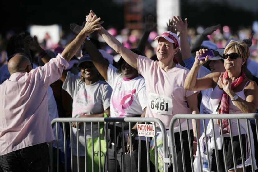 Live music kept participants and volunteers entertained at the Komen Race for the Cure last...