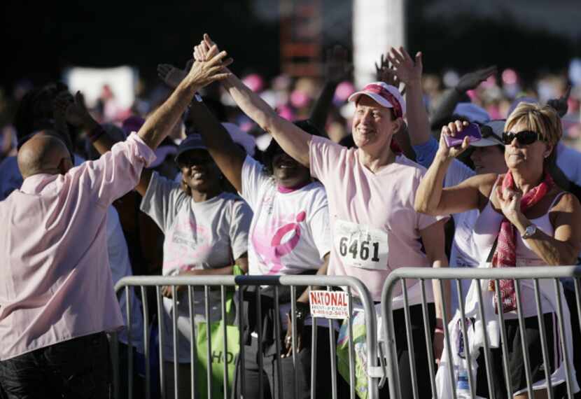 Live music kept participants and volunteers entertained at the Komen Race for the Cure last...