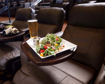 Flower Mound's Moviehouse has plush, reclinable seats.
