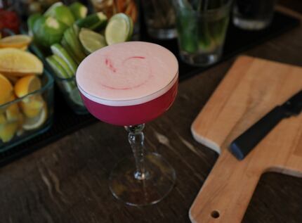 A mezcal-based cocktail featuring aquafaba that Osorio plans to add to the menu this spring...