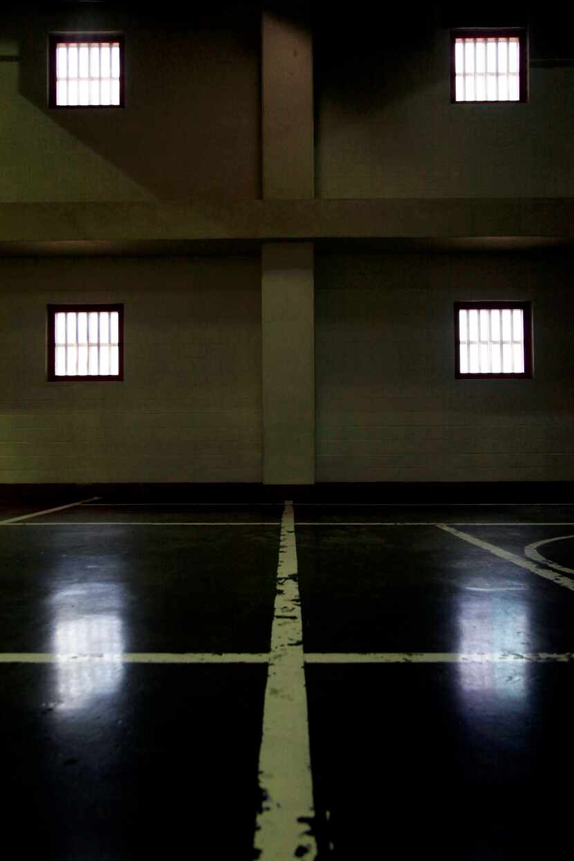The gym inside the former Jesse R. Dawson State Jail on Aug. 29, 2013 in Dallas. The jail...
