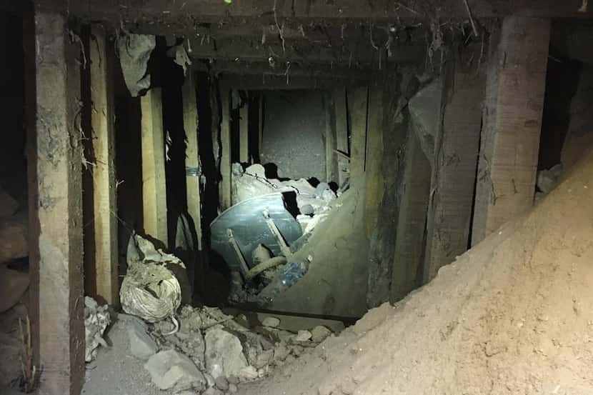 Un nuevo túnel utilizado por las organizaciones criminales del narco fue descubierto en la...
