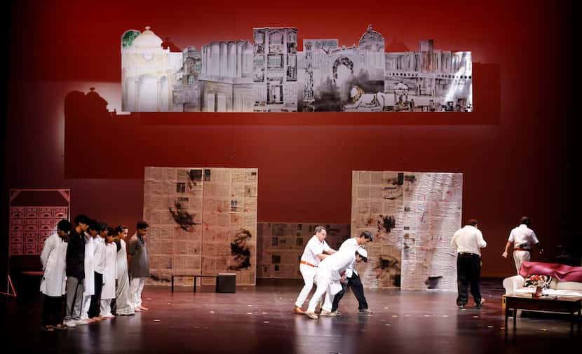 DFW Play Youth Theater actors perform a scene from The One Forgotten during the Fest O’...