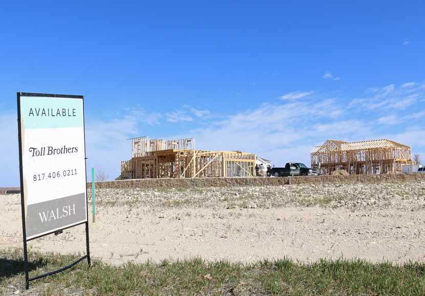 About 600 houses have been built in the Walsh Ranch development.