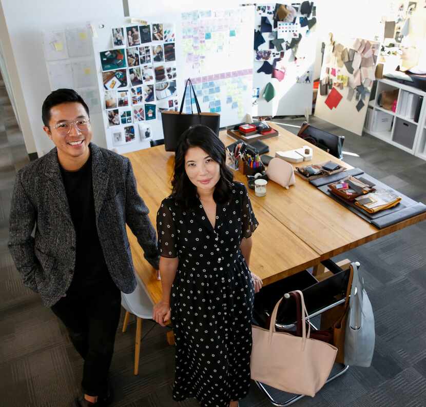 David and Rae Liu at their corporate headquarters on Oct. 2. 