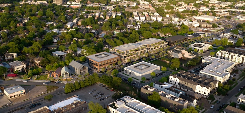 An aerial rendering of the mixed-use project slated to be delivered by late 2026.