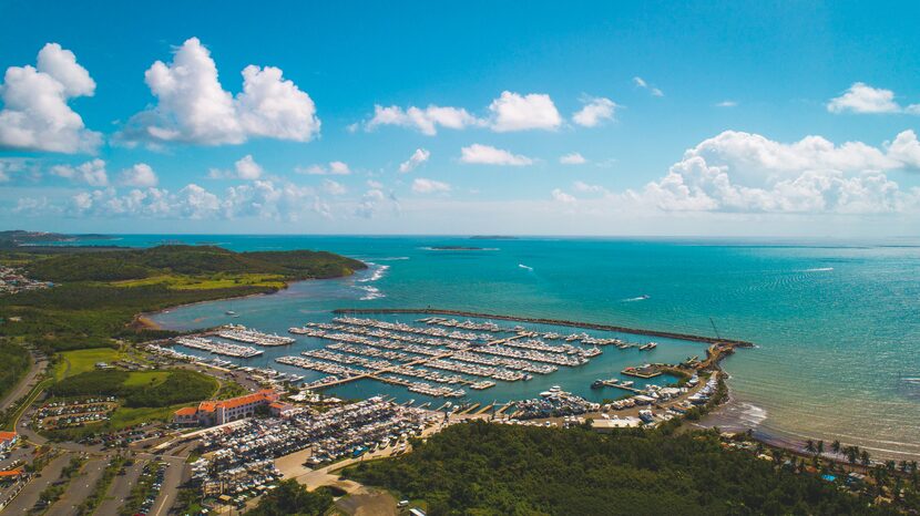 Puerto Del Rey marina in Fajardo, Puerto Rico.