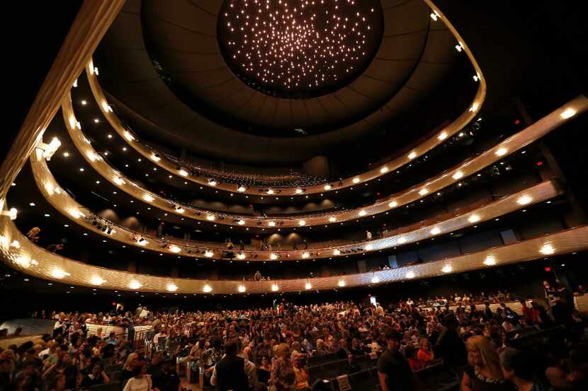 Guests attend the Booker T. Washington's 40th Year Celebration at Winspear Opera House in...