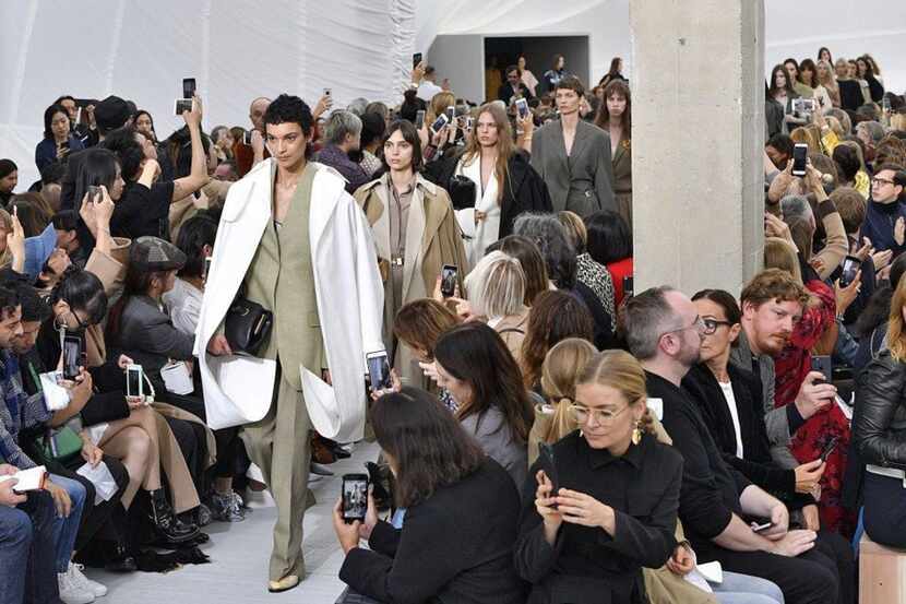 By way of contrast, Celine's spring/summer 2018 collection, as shown last year in Paris. 