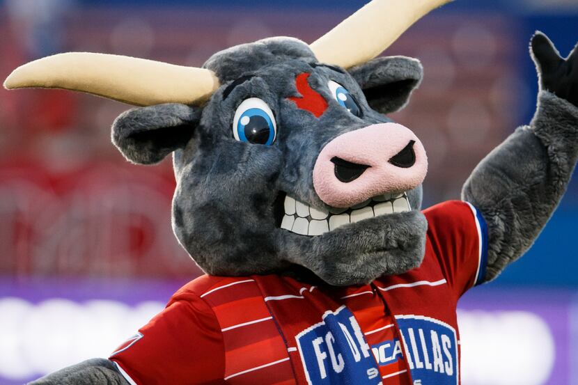 FC Dallas mascot Tex Hooper.