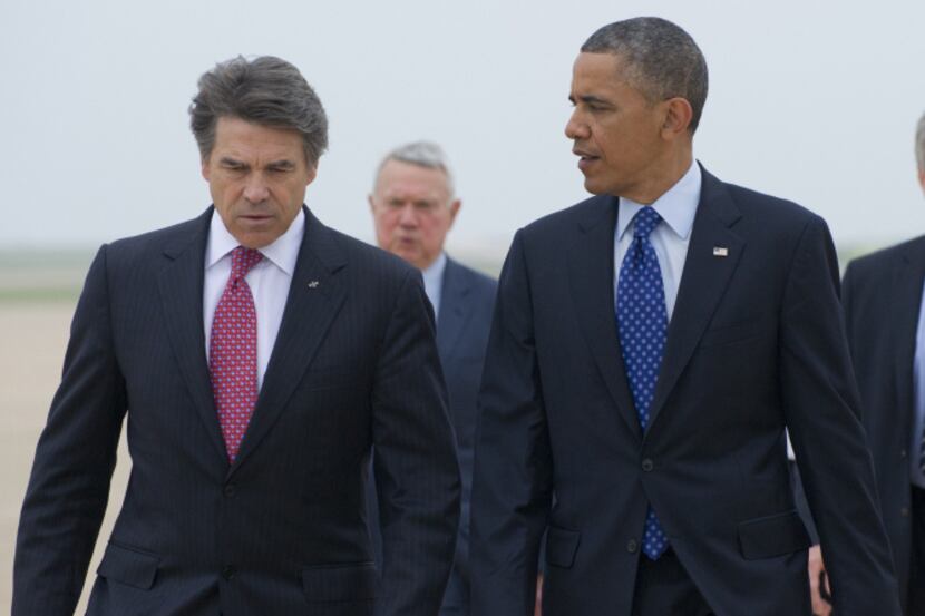 Even though he tweaked the president in a half-page Austin newspaper ad, Gov. Rick Perry...