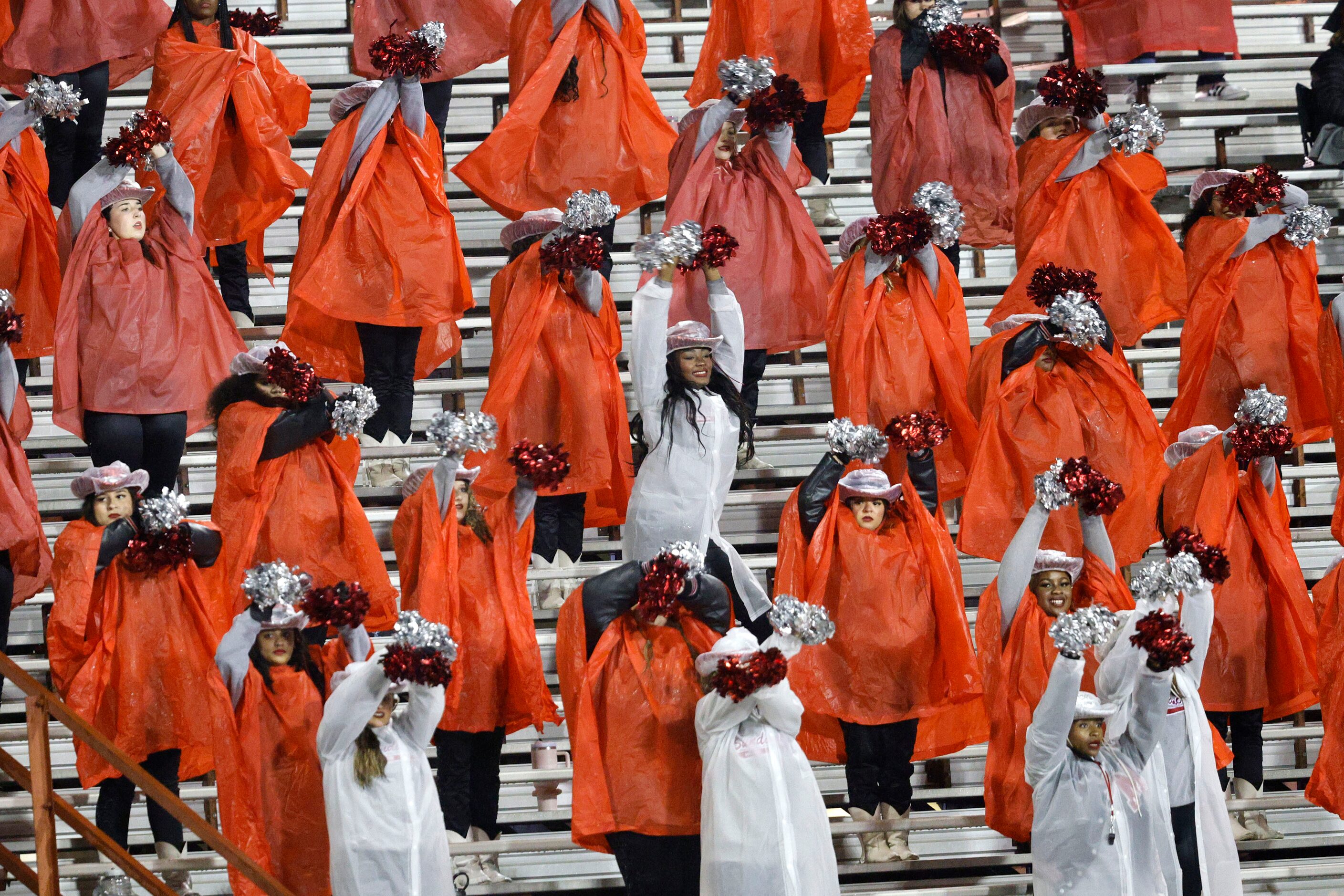  Martin High School Sundancers perform during the first half of a high school Class 6A...