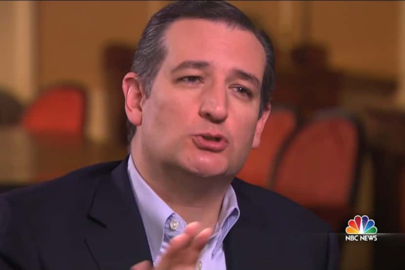  Sen. Ted Cruz discussed immigration, Donald Trump and his new book on "Meet the Press" with...
