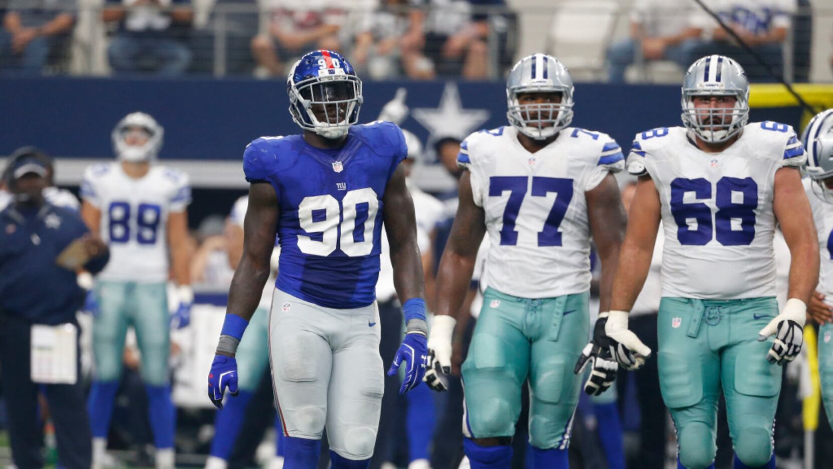 Dallas Cowboys LT Tyron Smith (tight back) will be a game-time