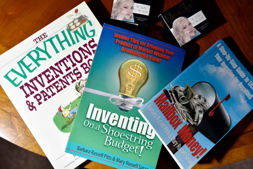 The books Mary Sarao and Barbara Pitts have published about inventing, along with their...