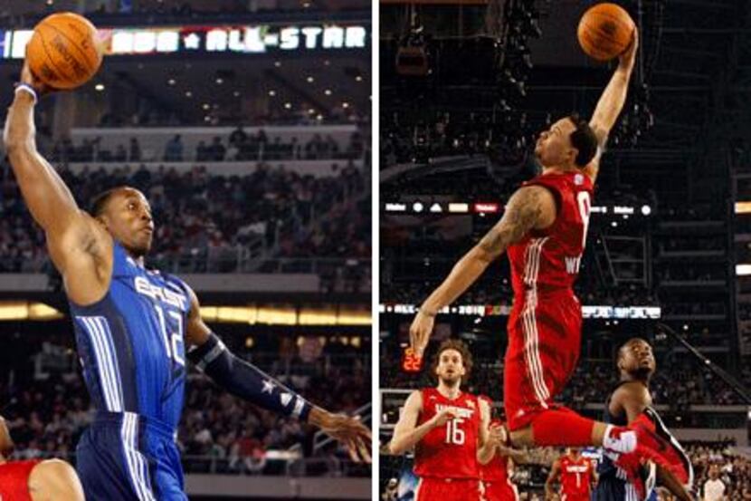 Dwight Howard (left) and Deron Williams (right) could both land in Dallas next season as...