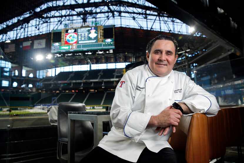 Cris Vázquez is in his 17th season as executive chef for the Texas Rangers.