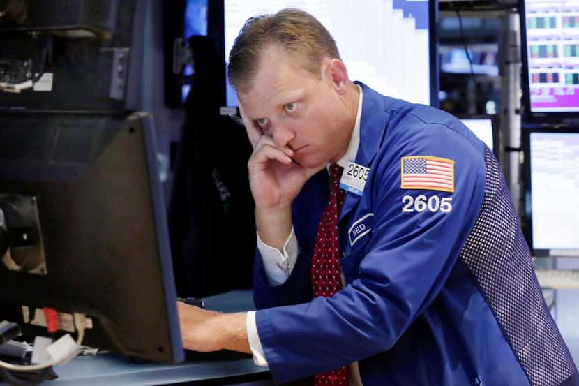 Specialist Edward Zelles  endured a rough day on the New York Stock Exchange trading floor...