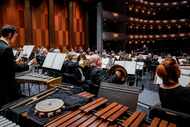 Music director Robert Spano conducted the Fort Worth Symphony Orchestra at Bass Performance...