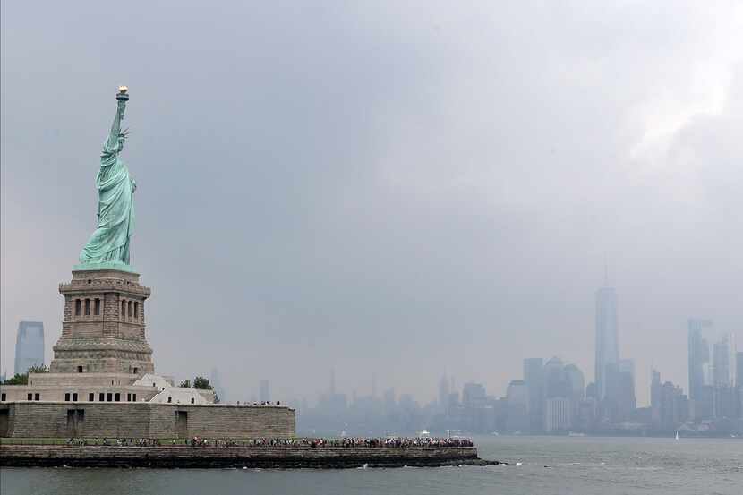 La estatua de la Libertad en Nueva York.