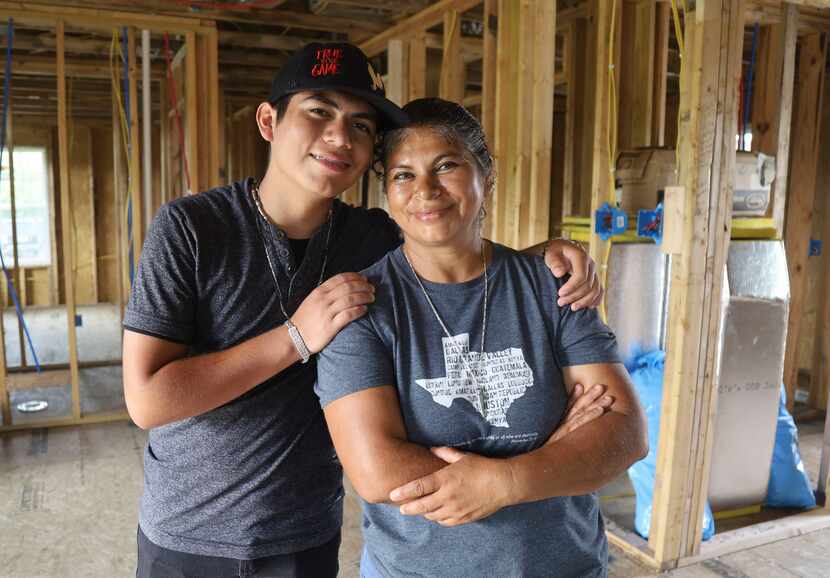 Maria Peña and her 16-year-old son, Leonardo, will receive the new home. Until recently,...